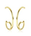 Beautiful Designed Silver Hoop Earring HO-2470